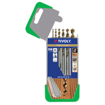Tivoly 6-Piece Wood Drill Bit Set for Wood, 8mm Max, 2mm Min, HSS Bits
