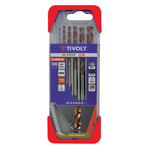 Tivoly 6-Piece for Steel, 8mm Max, 2mm Min, HSS Bits