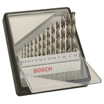 Bosch 13-Piece Twist Drill Bit Set for Metal, 6.5mm Max, 1.5mm Min