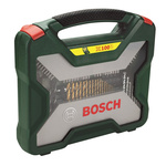 Bosch 100-Piece Masonry Drill Bit, Metal Drill Bit, Wood Drill Bit Set for Multi-Material, 32mm Max, 1mm Min