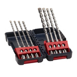 Bosch 8-Piece Twist Drill Bit Set for Masonry, 10mm Max, 5mm Min