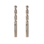 DeWALT 2-Piece Centre Drill Bit Set for Steel, 3.3mm Max, 3.3mm Min, HSS Bits