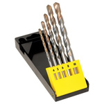 CK 5-Piece Twist Drill Bit Set Set for Multi-Material, 10mm Max, 4mm Min