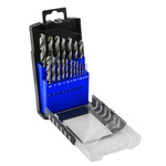 CK 19-Piece Twist Drill Bit Set Set for Metal, 10mm Max, 1mm Min