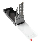 CK 5-Piece Twist Drill Bit Set Set for Masonry, 8mm Max, 4mm Min