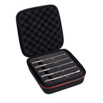 Starrett 5-Piece SDS Drill Bit Set for Stainless Steel, Wood, 10mm Max, 5mm Min, HSS Bits
