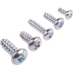 RS PRO Bright Zinc Plated Steel Pan Head Self Tapping Screw