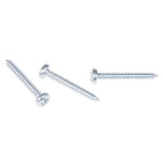 RS PRO Bright Zinc Plated Steel Pan Head Self Tapping Screw, N°6 x 1in Long 25mm Long