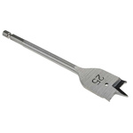 RS PRO Chrome Vanadium Steel Flat Wood Drill Bit, 25mm Diameter, 152.4 mm Overall