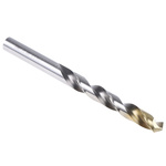 Dormer A002 Series HSS-TiN Twist Drill Bit, 10.5mm Diameter, 133 mm Overall