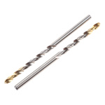 Dormer A002S Series HSS-TiN Twist Drill Bit for Stainless Steel, 3mm Diameter, 61 mm Overall