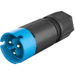 Wieland, RST 08i2/3 Male 2 Pole Circular Connector, Cable Mount, with Strain Relief, Rated At 8A, 250 V, 400 V