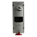 RS PRO Switchable IP44 Industrial Interlock Socket 3P+N+E, Earthing Position 6h, 16A, 400 V