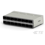 TE Connectivity SFP56 Connector & Cage Female 16-Port 20-Position, 2340033-6