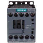 Siemens 3RT2 Series Contactor, 24 V ac Coil, 3-Pole, 16 A, 7.5 kW, 3NO, 400 V ac