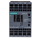 Siemens 3RT2 Series Contactor, 24 V ac Coil, 3-Pole, 16 A, 7.5 kW, 3NO, 400 V ac