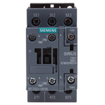 Siemens 3RT2 Series Contactor, 110 V ac Coil, 3-Pole, 9 A, 4 kW, 3NO, 400 V ac