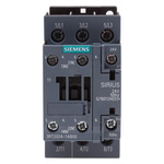 Siemens 3RT2 Series Contactor, 24 V ac Coil, 3-Pole, 12 A, 5.5 kW, 3NO, 400 V ac