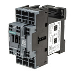 Siemens 3RT2 Series Contactor, 24 V dc Coil, 3-Pole, 38 A, 18.5 kW, 3NO, 400 V ac