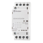 Finder 22 Series Series Contactor, 12 V dc Coil, 4-Pole, 25 A, 4 kW, 3NO + 1NC, 250 V ac, 440 V ac