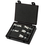RS PRO Cobalt Steel 14 → 22mm Cutting Diameter Magnetic Drilling Hole Cutter Set