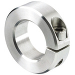 Huco Collar One Piece Clamp Screw, Bore 50mm, OD 78mm, W 19mm, Stainless Steel