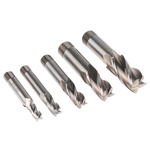 RS PRO End Mill, 8 mm, 10 mm, 12 mm, 16 mm, 20 mm Cutter, HSS