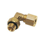 Legris Threaded-to-Tube Elbow Connector G 1/4 to Push In 6 mm, 0199 Series