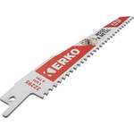 ERKO, 6 Teeth Per Inch Wood 150mm Cutting Length Reciprocating Saw Blade, Pack of 5