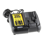 DeWALT DCB115-GB Drill Charger, 10.8 V, 14.4 V, 18 V for use with DeWalt XR series, UK Plug