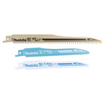 Makita 152mm Cutting Length Reciprocating Saw Blade, Pack of 3