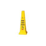 Rubbermaid Commercial Products Yellow 36 in PE Wet Floor Cone