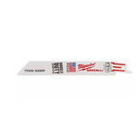 Milwaukee 150mm Cutting Length Reciprocating Saw Blade, Pack of 5
