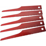 SAM, 25 Teeth Per Inch Stainless Steel Jigsaw Blade, Pack of 5
