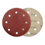 RS PRO Aluminium Oxide Sanding Disc, 150mm, P120 Grit, 25 in pack