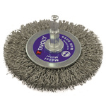 Tivoly Steel Circular Abrasive Brush, 60mm Diameter