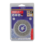 Tivoly Stainless Steel Circular Abrasive Brush, 70mm Diameter