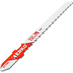 ERKO, 10 Teeth Per Inch Wood 75mm Cutting Length Jigsaw Blade, Pack of 5