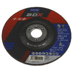 Norton Cutting Disc Aluminium Oxide Cutting Disc, 100mm x 2.5mm Thick, P80 Grit, BDX, 5 in pack