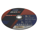 Norton Cutting Disc Aluminium Oxide Cutting Disc, 230mm x 3.2mm Thick, P24 Grit, BDX, 5 in pack