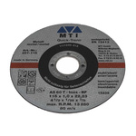 MTI Aluminium Oxide Cutting Disc, 115mm x 1mm Thick, 1 in pack