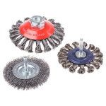 RS PRO Steel Circular Abrasive Brush, 75mm Diameter