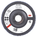 3M 566A Zirconia Aluminium Flap Disc, 125mm, Medium Grade, P60 Grit, PN65026