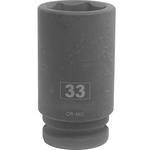 RS PRO 33.0mm, 3/4 in Drive Impact Socket Hexagon