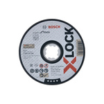 Bosch X-Lock Aluminium Oxide Cutting Disc, 125mm x 1.6mm Thick, P60 Grit, 25 in pack