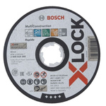 Bosch X-Lock Aluminium Oxide Cutting Disc, 125mm x 1mm Thick, 50 in pack