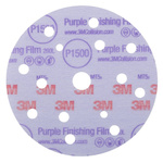 3M Hookit Aluminium Oxide Sanding Disc, 150mm, P1500 Grit, 7100123050