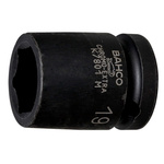 Bahco 26.0mm, 1/2 in Drive Impact Socket Hexagon, 45.0 mm length