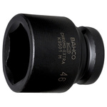 Bahco 36.0mm, 1.0 in Drive Impact Socket Hexagon, 66.0 mm length