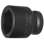 Bahco 55.0mm, 1.5 in Drive Impact Socket Hexagon, 82.0 mm length
